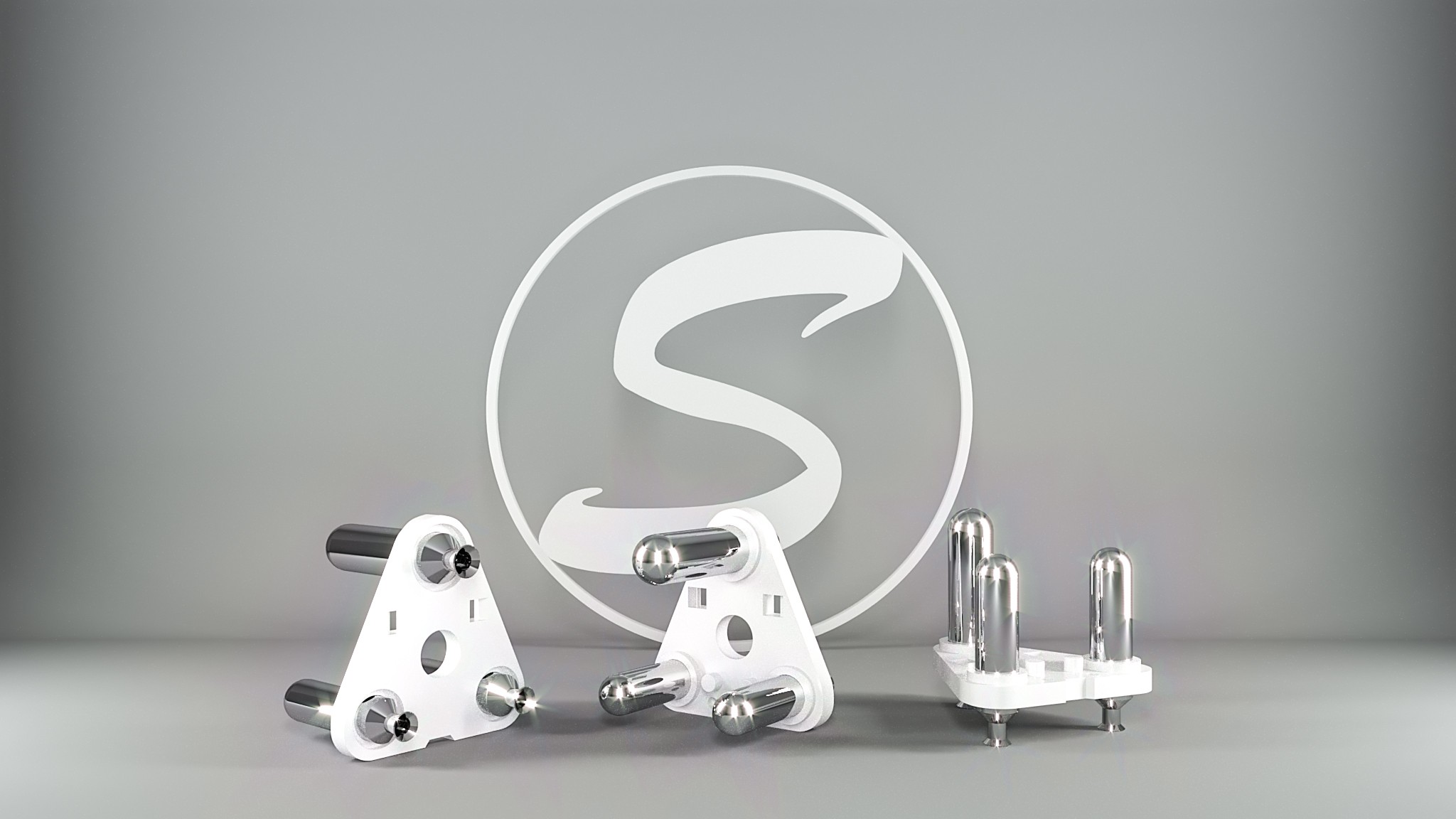 3 pin 6 Amp Plug Insert White (Hollow Crimping)